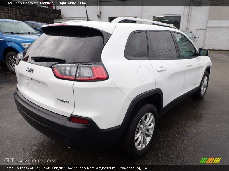 Bright White / Black 2020 Jeep Cherokee Latitude