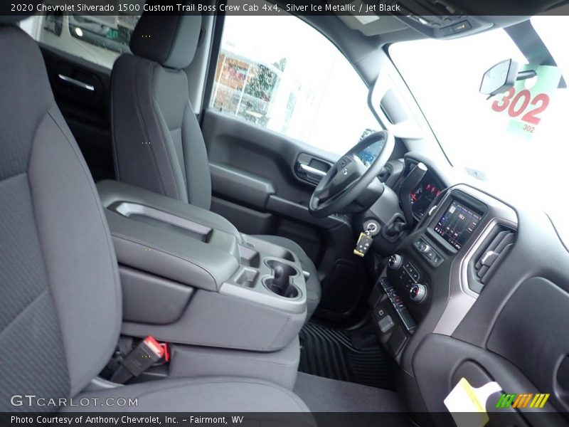 Silver Ice Metallic / Jet Black 2020 Chevrolet Silverado 1500 Custom Trail Boss Crew Cab 4x4