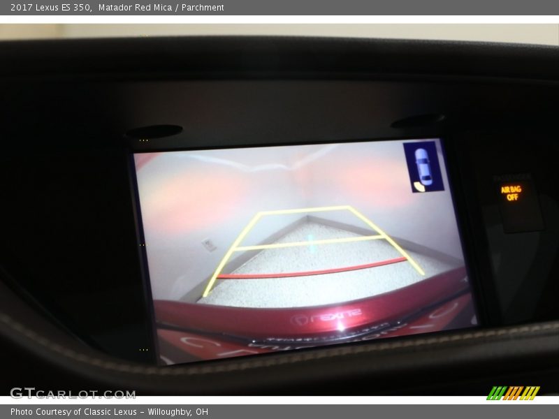 Matador Red Mica / Parchment 2017 Lexus ES 350