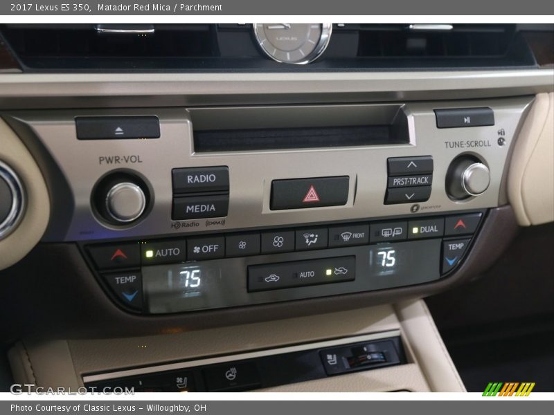 Matador Red Mica / Parchment 2017 Lexus ES 350