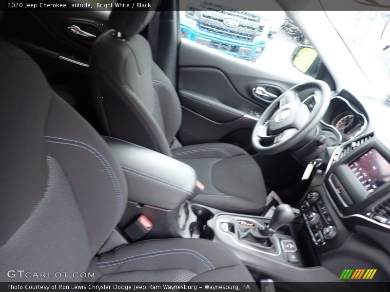 Bright White / Black 2020 Jeep Cherokee Latitude