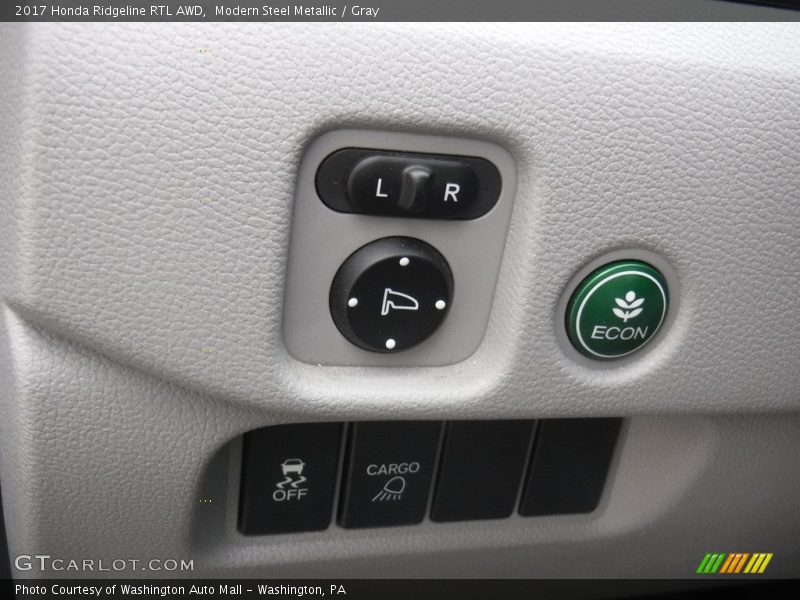 Modern Steel Metallic / Gray 2017 Honda Ridgeline RTL AWD