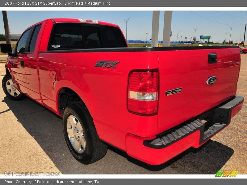 Bright Red / Medium Flint 2007 Ford F150 STX SuperCab