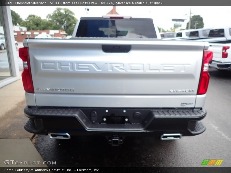 Silver Ice Metallic / Jet Black 2020 Chevrolet Silverado 1500 Custom Trail Boss Crew Cab 4x4