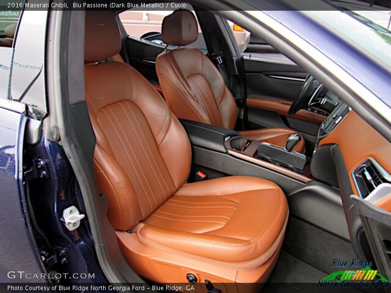 Blu Passione (Dark Blue Metallic) / Cuoio 2016 Maserati Ghibli