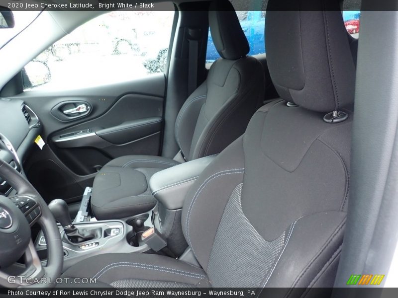 Bright White / Black 2020 Jeep Cherokee Latitude