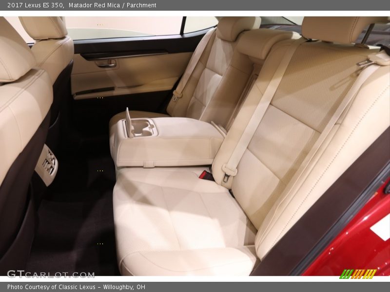 Matador Red Mica / Parchment 2017 Lexus ES 350