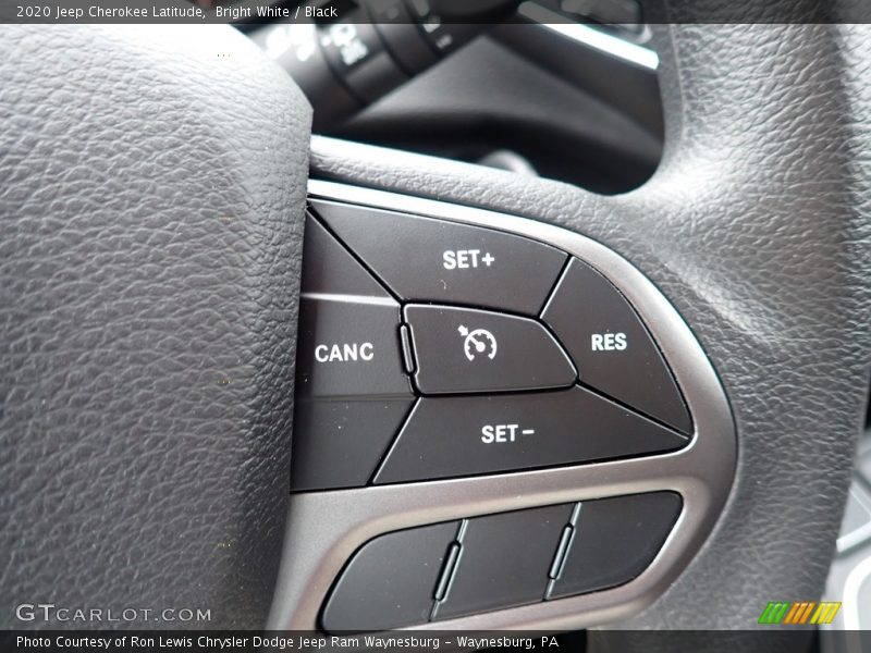 Bright White / Black 2020 Jeep Cherokee Latitude