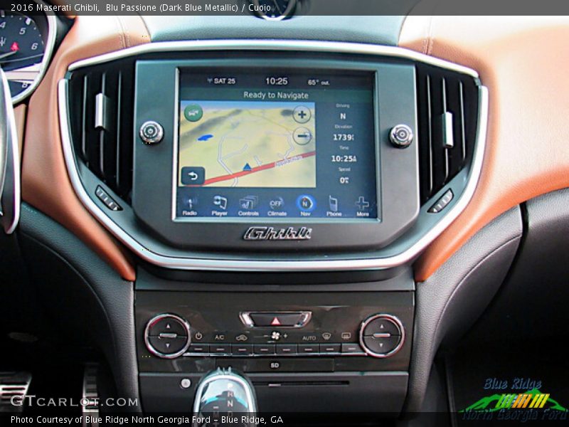 Blu Passione (Dark Blue Metallic) / Cuoio 2016 Maserati Ghibli
