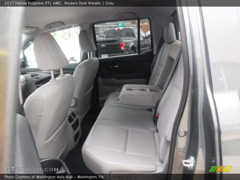 Modern Steel Metallic / Gray 2017 Honda Ridgeline RTL AWD