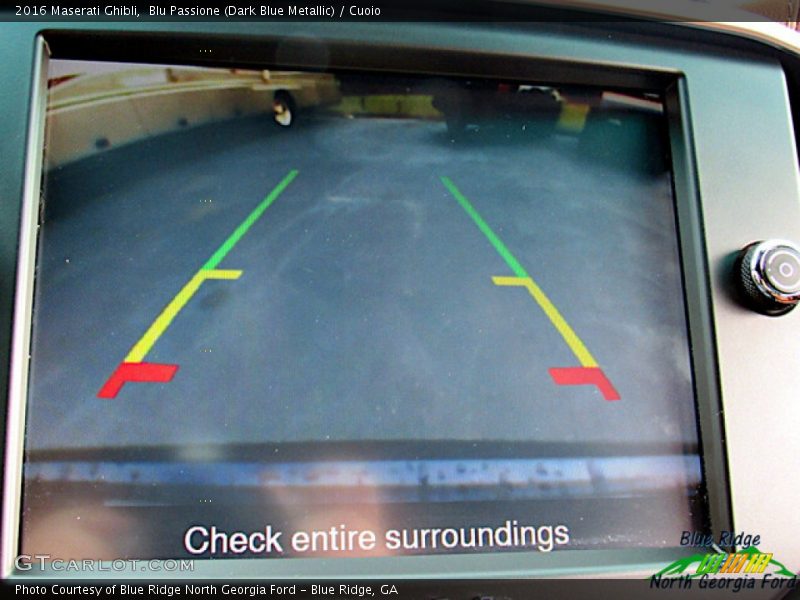 Blu Passione (Dark Blue Metallic) / Cuoio 2016 Maserati Ghibli