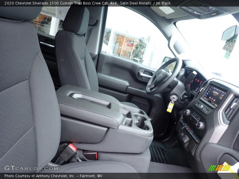 Satin Steel Metallic / Jet Black 2020 Chevrolet Silverado 1500 Custom Trail Boss Crew Cab 4x4