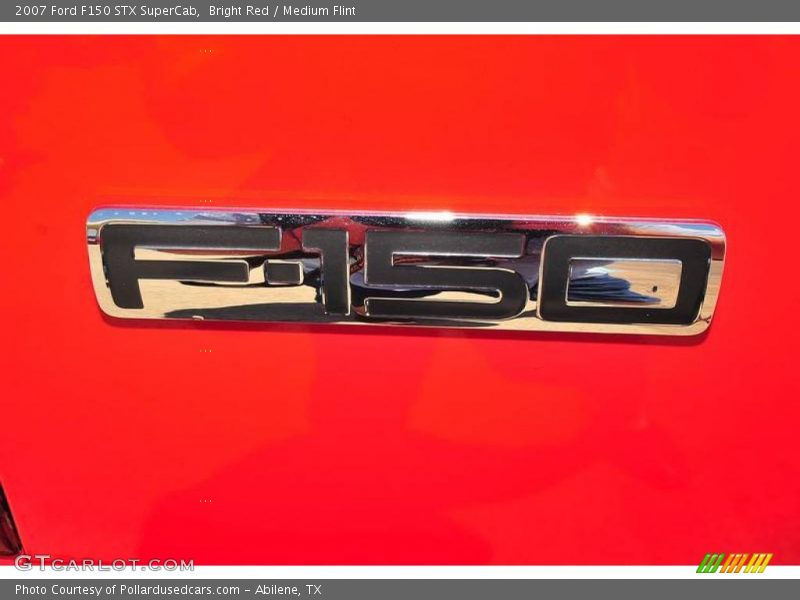 Bright Red / Medium Flint 2007 Ford F150 STX SuperCab