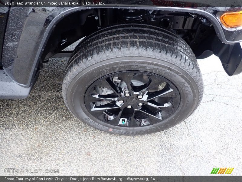 Black / Black 2020 Jeep Wrangler Unlimited Sahara 4x4