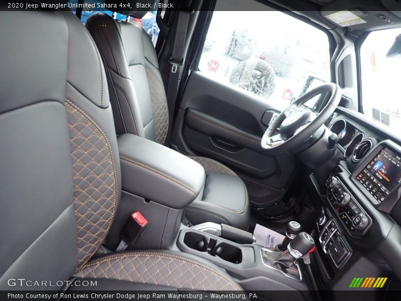 Black / Black 2020 Jeep Wrangler Unlimited Sahara 4x4