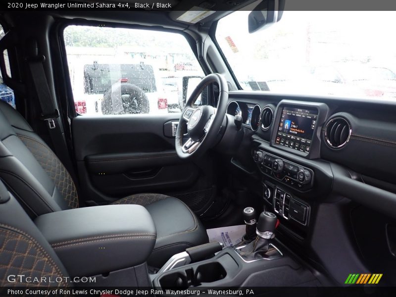 Black / Black 2020 Jeep Wrangler Unlimited Sahara 4x4