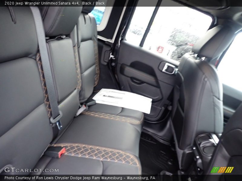 Black / Black 2020 Jeep Wrangler Unlimited Sahara 4x4