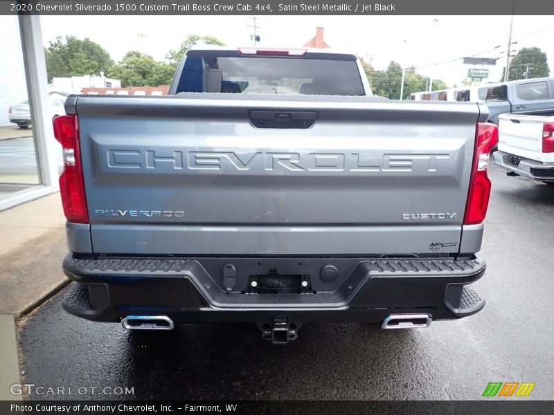 Satin Steel Metallic / Jet Black 2020 Chevrolet Silverado 1500 Custom Trail Boss Crew Cab 4x4