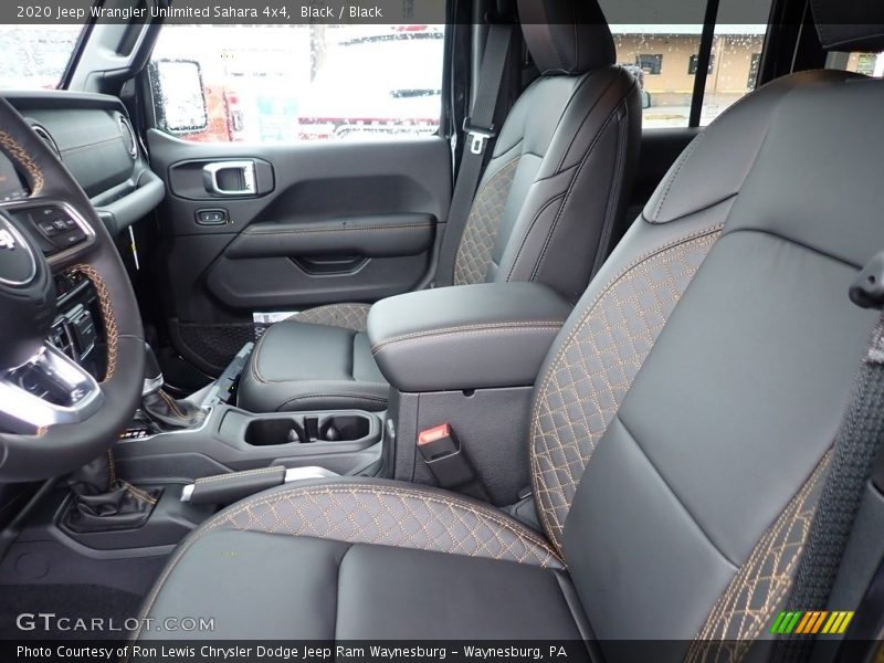 Black / Black 2020 Jeep Wrangler Unlimited Sahara 4x4