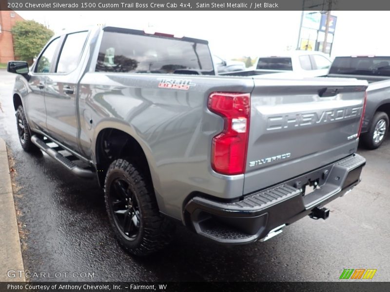 Satin Steel Metallic / Jet Black 2020 Chevrolet Silverado 1500 Custom Trail Boss Crew Cab 4x4