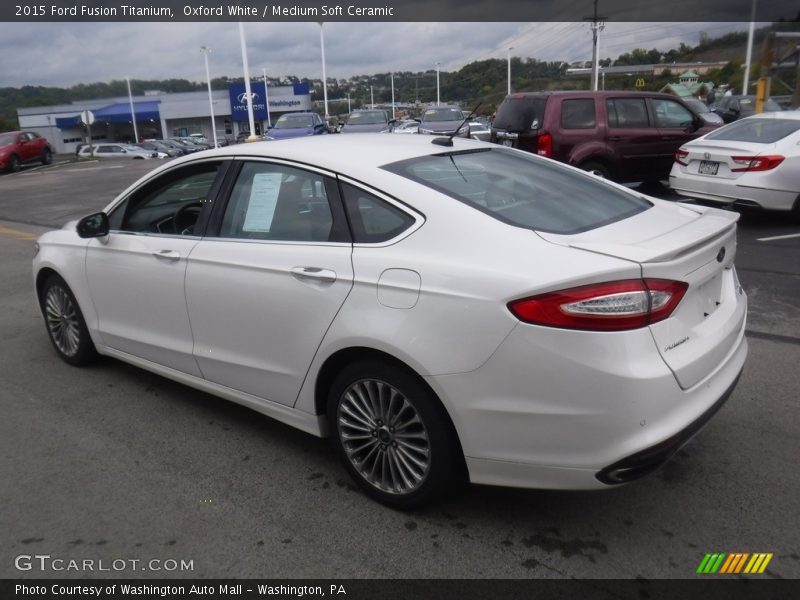 Oxford White / Medium Soft Ceramic 2015 Ford Fusion Titanium