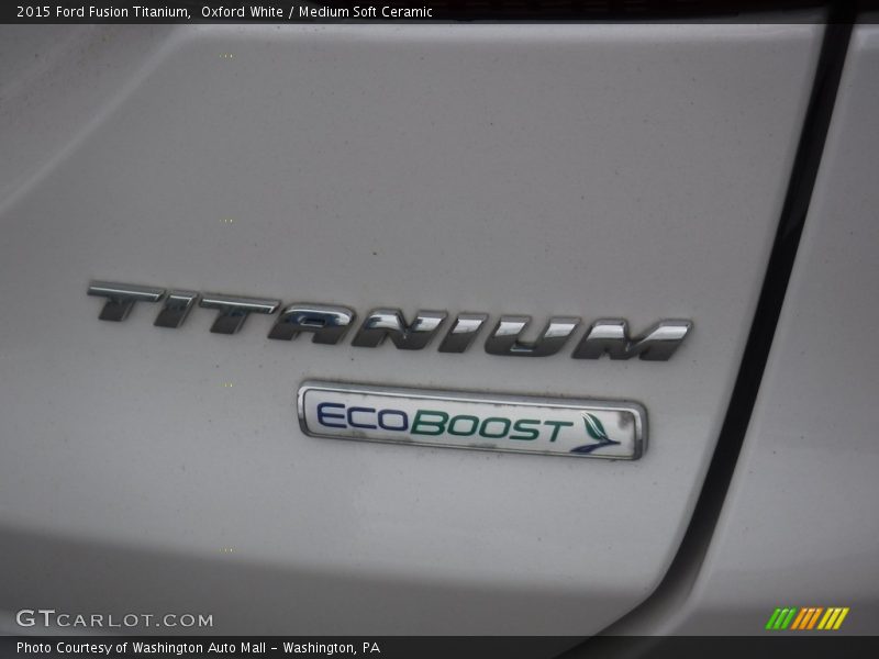 Oxford White / Medium Soft Ceramic 2015 Ford Fusion Titanium