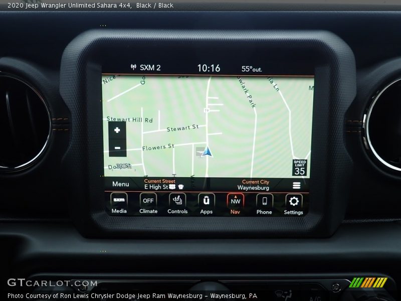 Black / Black 2020 Jeep Wrangler Unlimited Sahara 4x4