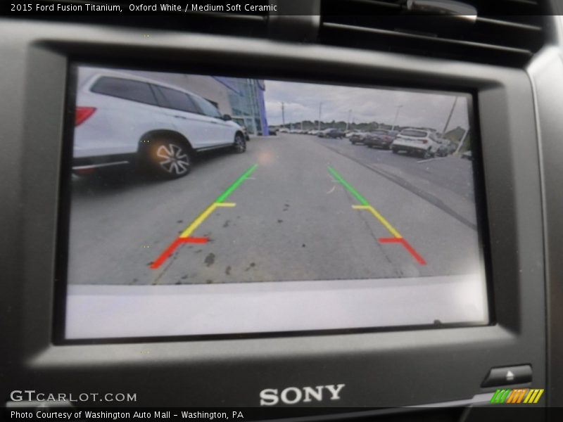 Oxford White / Medium Soft Ceramic 2015 Ford Fusion Titanium