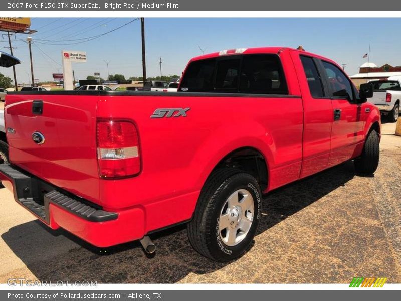 Bright Red / Medium Flint 2007 Ford F150 STX SuperCab