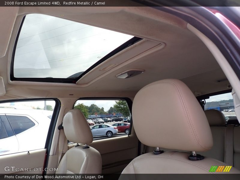 Redfire Metallic / Camel 2008 Ford Escape Limited 4WD