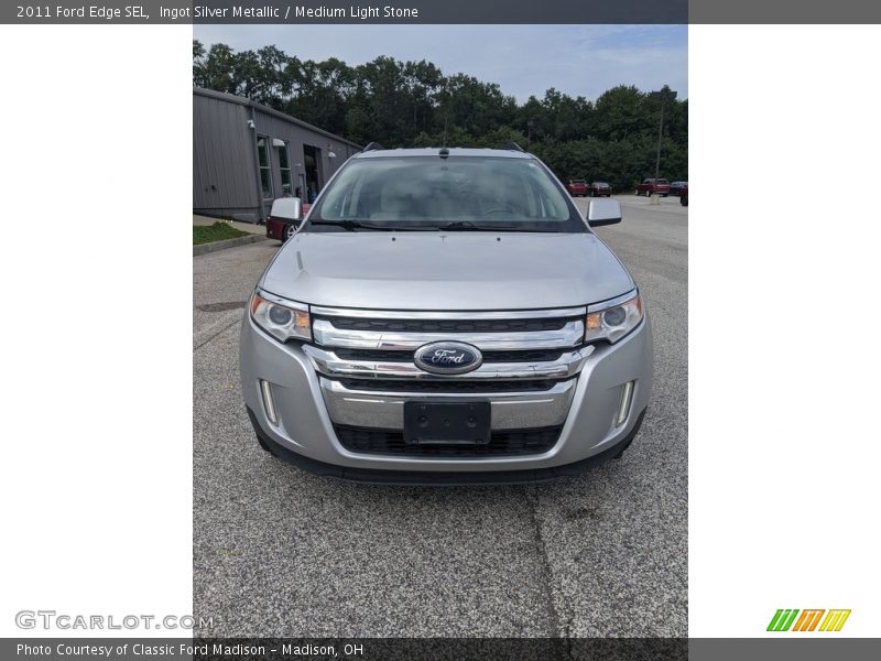 Ingot Silver Metallic / Medium Light Stone 2011 Ford Edge SEL