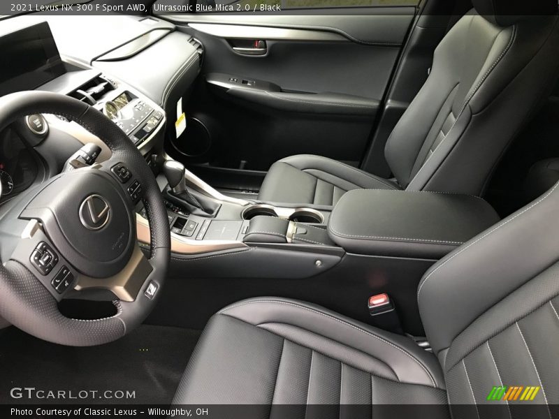 Front Seat of 2021 NX 300 F Sport AWD
