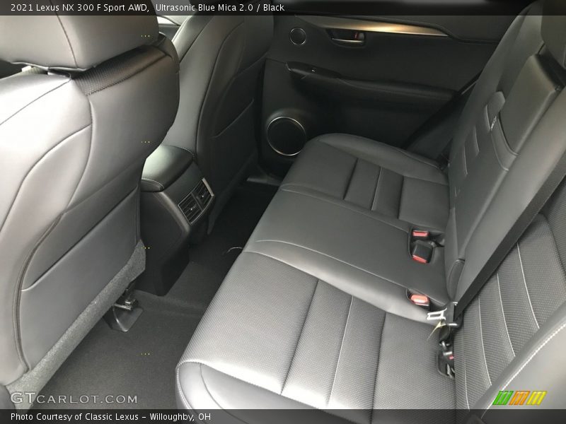 Rear Seat of 2021 NX 300 F Sport AWD