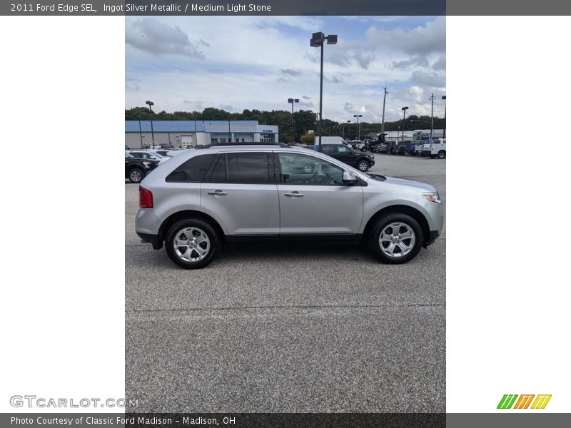 Ingot Silver Metallic / Medium Light Stone 2011 Ford Edge SEL