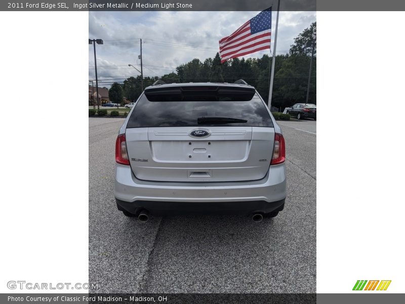 Ingot Silver Metallic / Medium Light Stone 2011 Ford Edge SEL