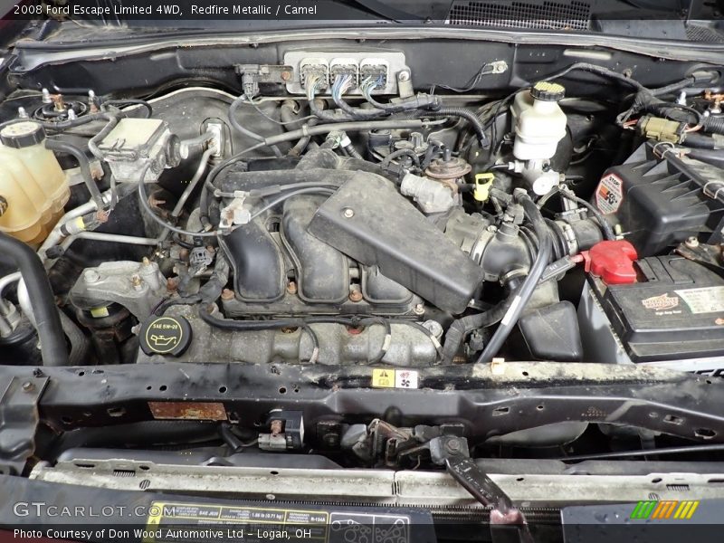 Redfire Metallic / Camel 2008 Ford Escape Limited 4WD