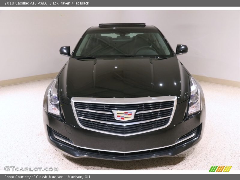 Black Raven / Jet Black 2018 Cadillac ATS AWD