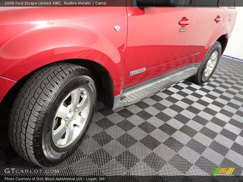 Redfire Metallic / Camel 2008 Ford Escape Limited 4WD