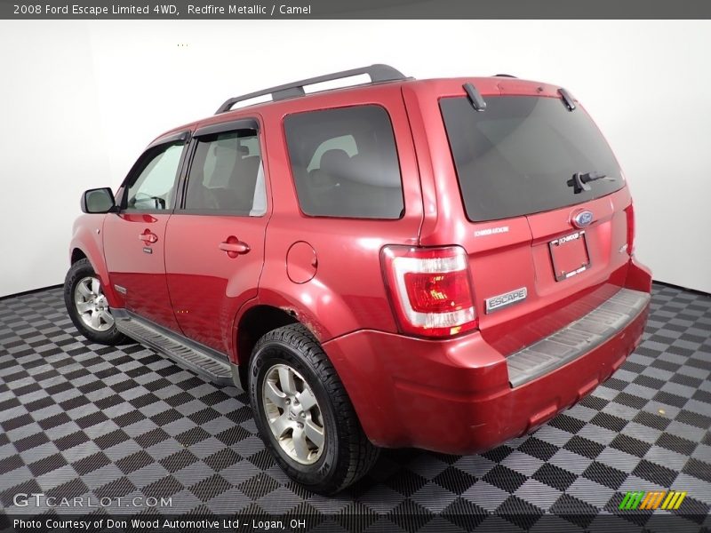 Redfire Metallic / Camel 2008 Ford Escape Limited 4WD