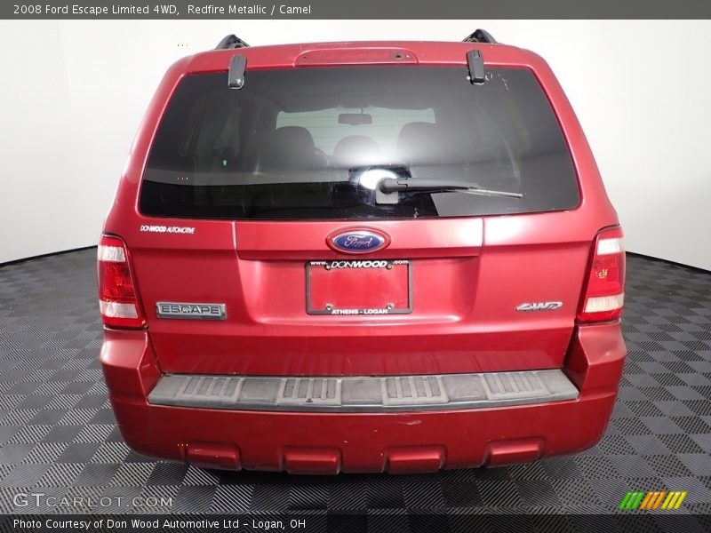 Redfire Metallic / Camel 2008 Ford Escape Limited 4WD