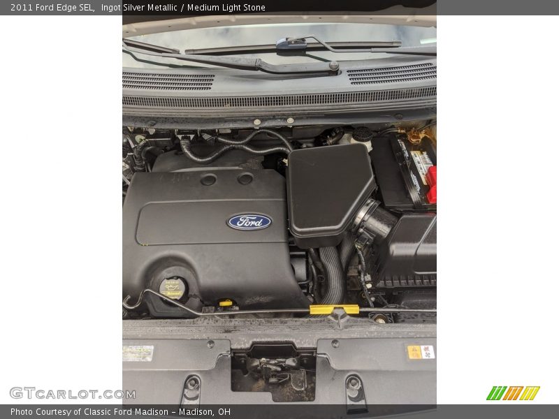 Ingot Silver Metallic / Medium Light Stone 2011 Ford Edge SEL