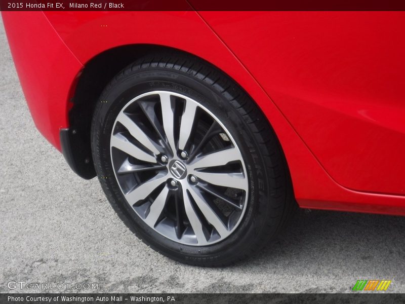 Milano Red / Black 2015 Honda Fit EX