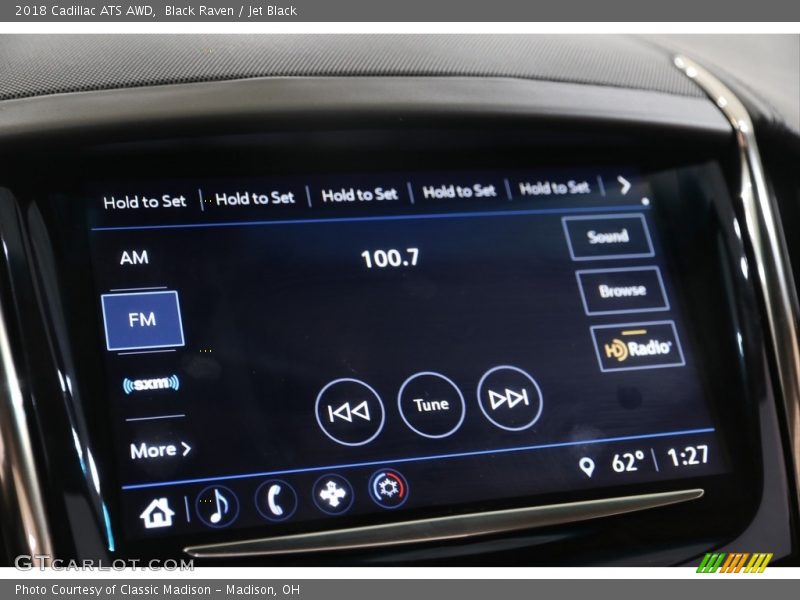 Black Raven / Jet Black 2018 Cadillac ATS AWD