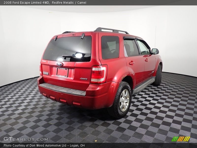 Redfire Metallic / Camel 2008 Ford Escape Limited 4WD