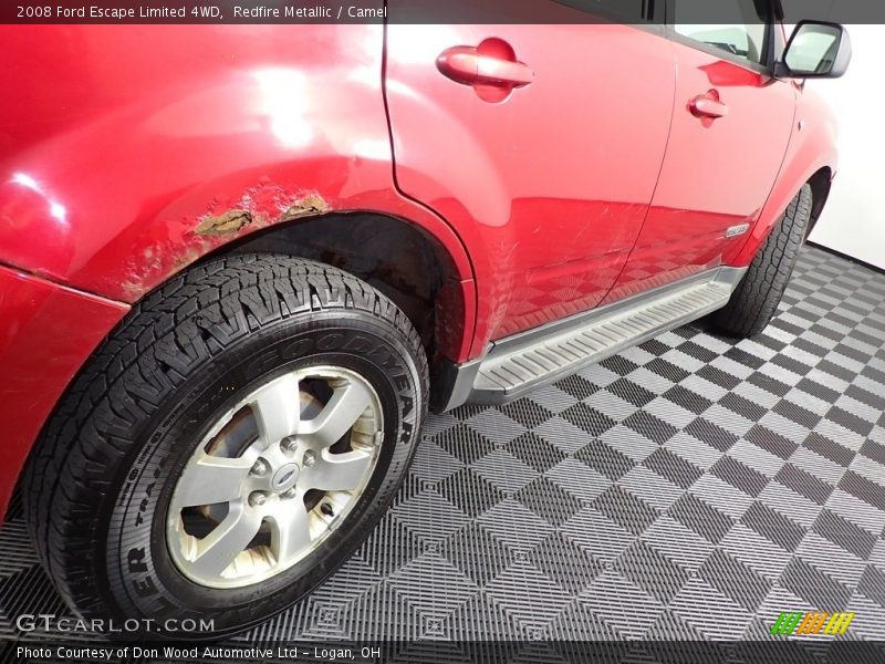 Redfire Metallic / Camel 2008 Ford Escape Limited 4WD
