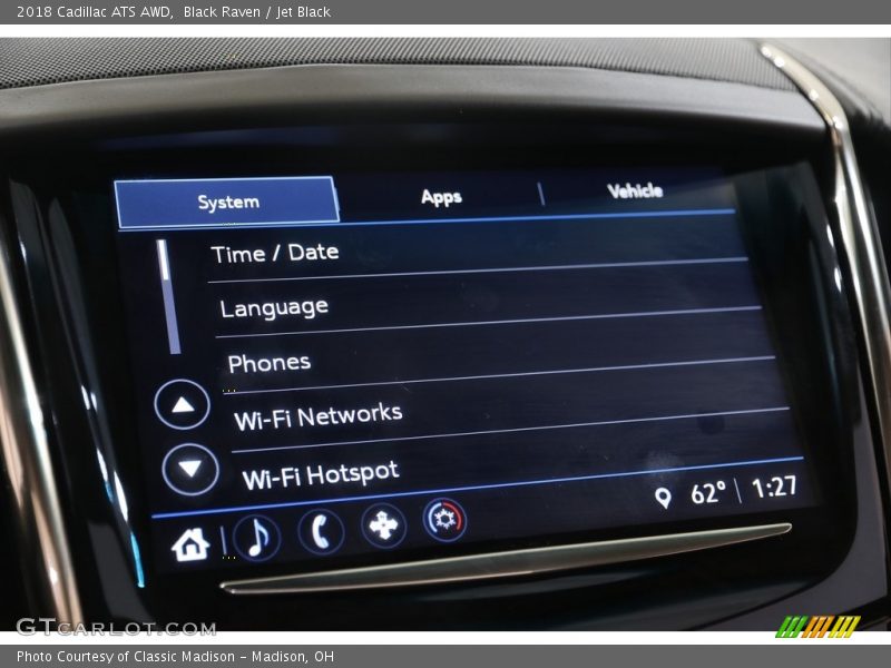 Black Raven / Jet Black 2018 Cadillac ATS AWD