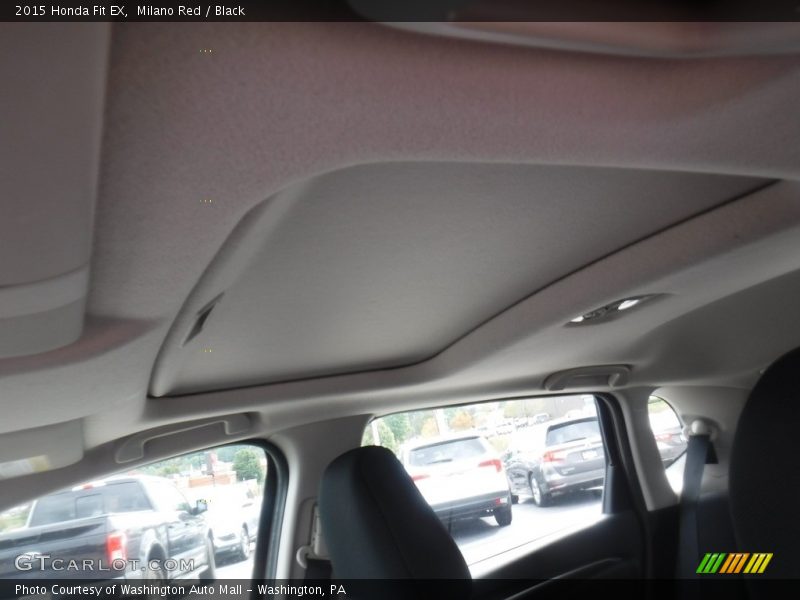 Milano Red / Black 2015 Honda Fit EX