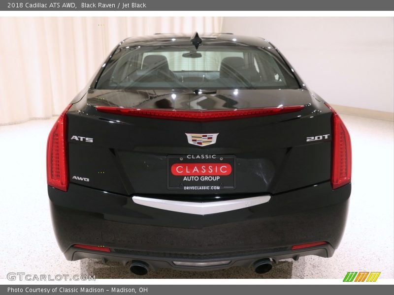 Black Raven / Jet Black 2018 Cadillac ATS AWD