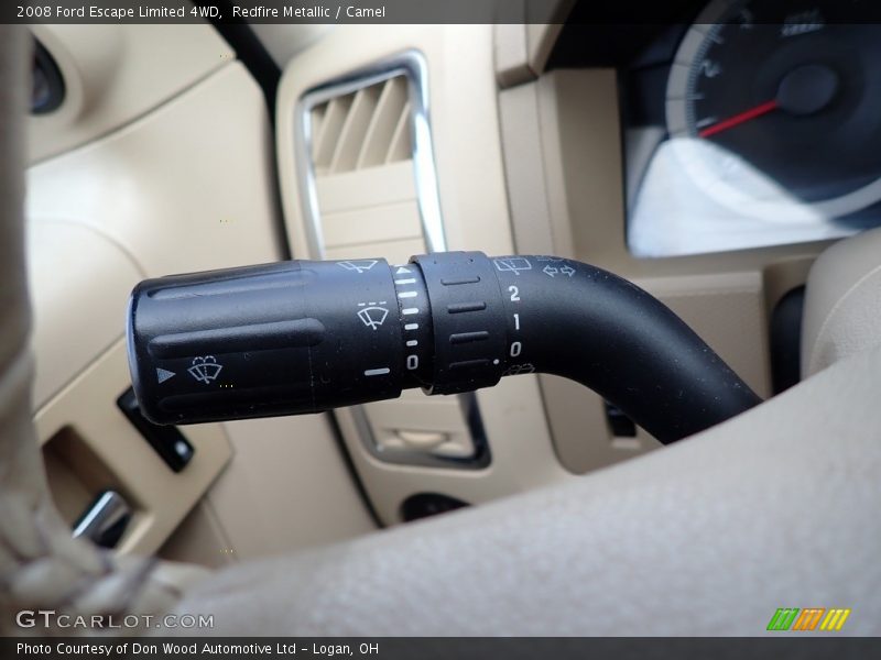 Redfire Metallic / Camel 2008 Ford Escape Limited 4WD