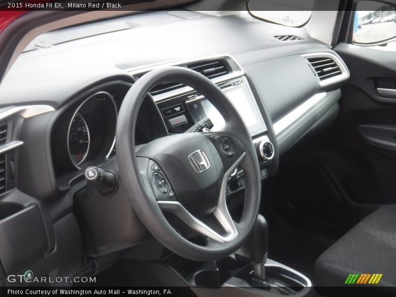 Milano Red / Black 2015 Honda Fit EX